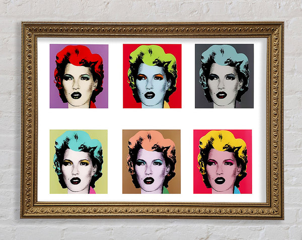 Banksy Kate Moss 6 Framed Print