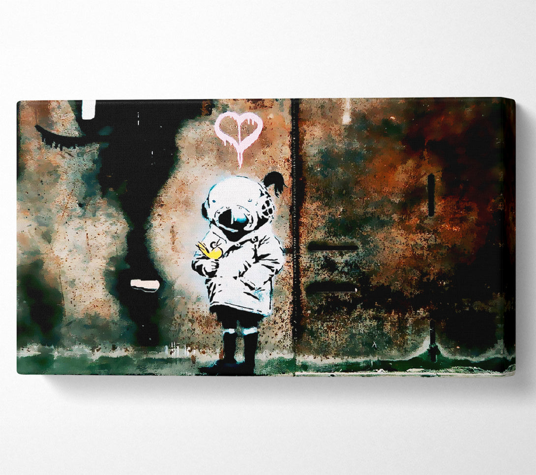  A Canvas Print of Banksy Love Tank Girl Canvas Art