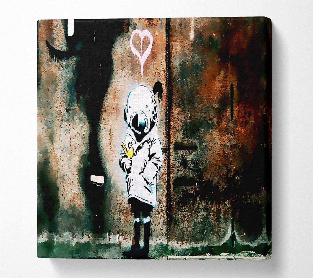  A Canvas Print of Banksy Love Tank Girl Canvas Art
