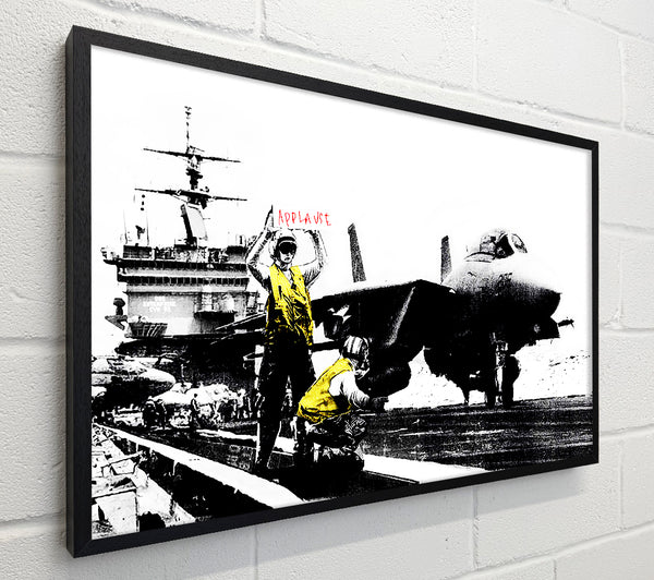 Banksy Navy Applause