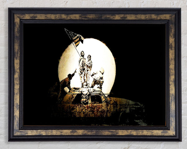 Night Soldiers Framed Print
