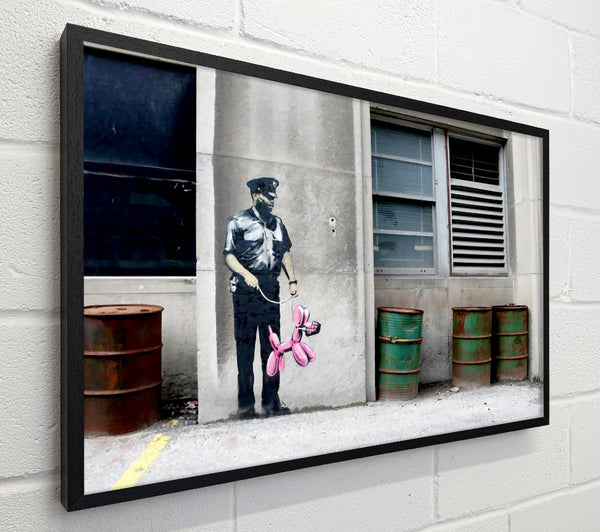 Banksy Pink Poodle Copper