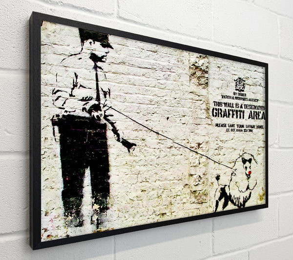 Banksy Poodle Copper