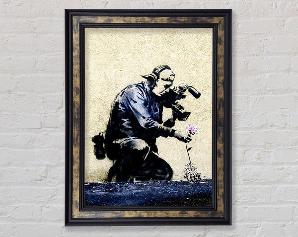 Pulling The Roots Of Life Framed Print