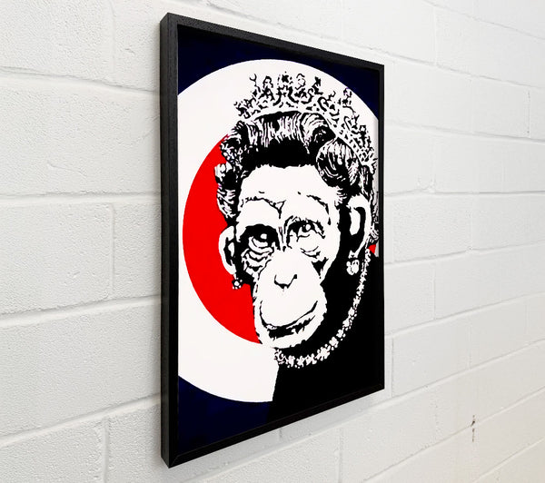Banksy Queen Chimp