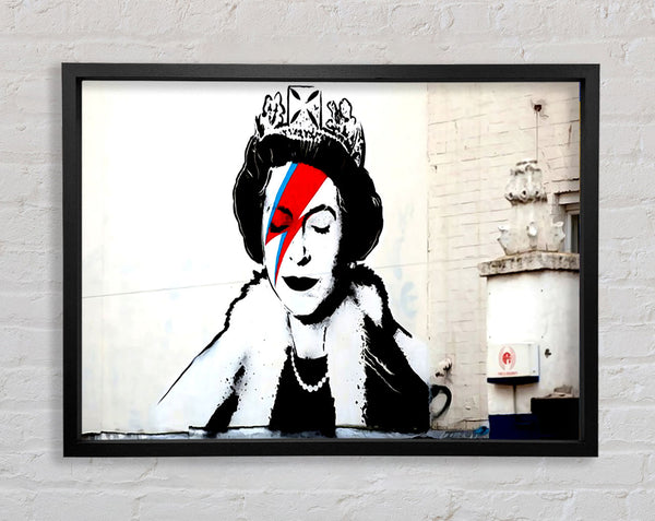 Banksy Queen Ziggy Framed Print