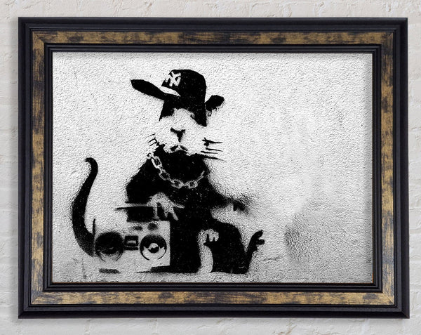 Rap Rat Framed Print