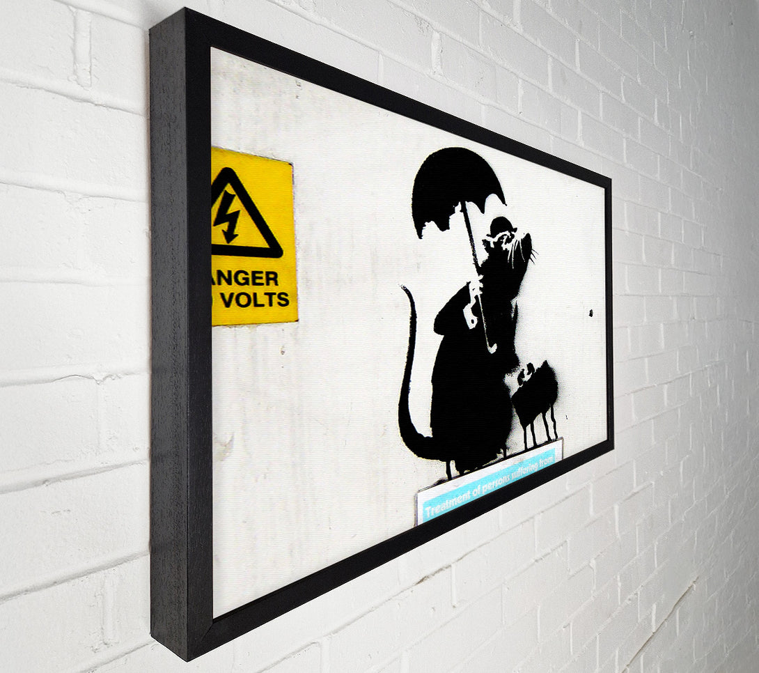  A Canvas Print of Banksy Rat Box Canvas Art