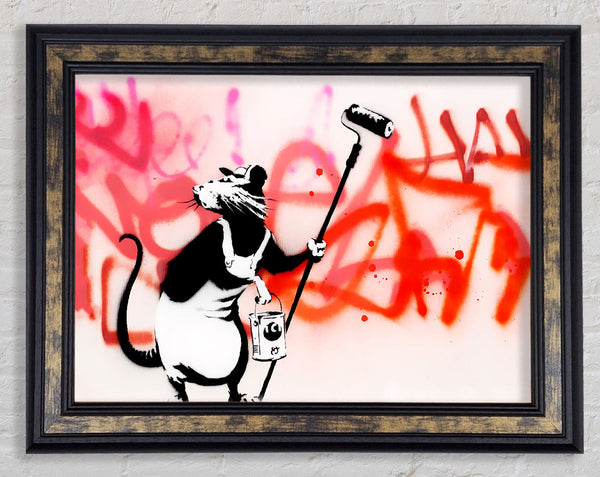 Rat Decorator Framed Print