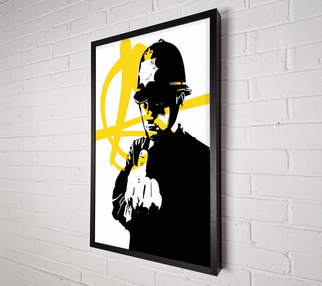  A Canvas Print of Banksy Rude Copper Canvas Art