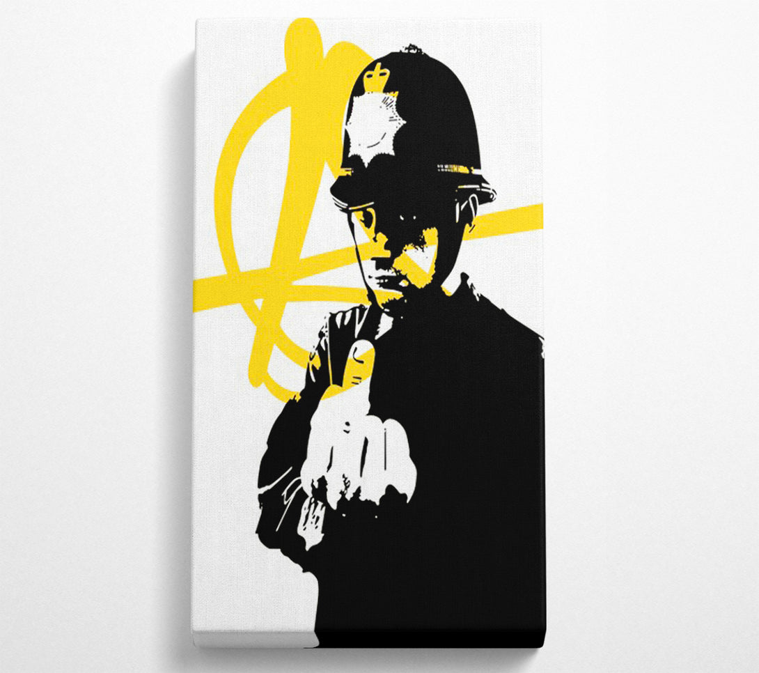  A Canvas Print of Banksy Rude Copper Canvas Art
