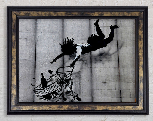 Shop Till You Drop Framed Print