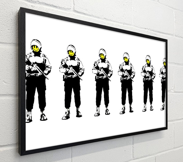 Banksy Smiley Face Line-Up