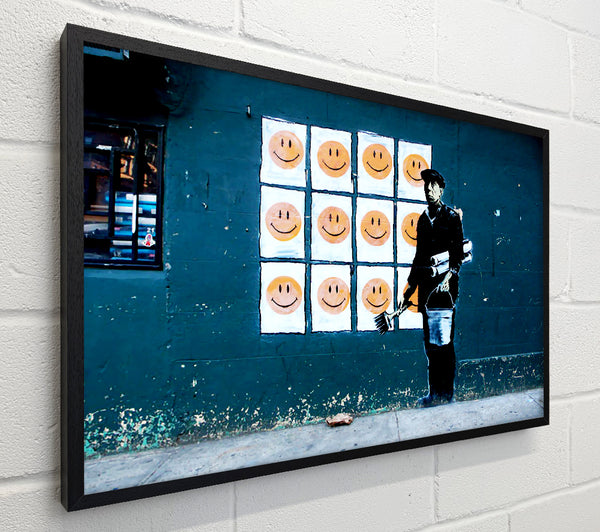 Banksy Smiley Face Posters