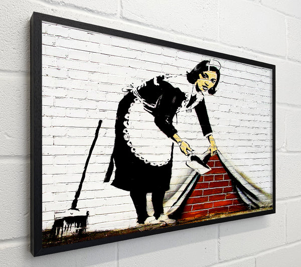 Banksy Sweep It Under The Carpet