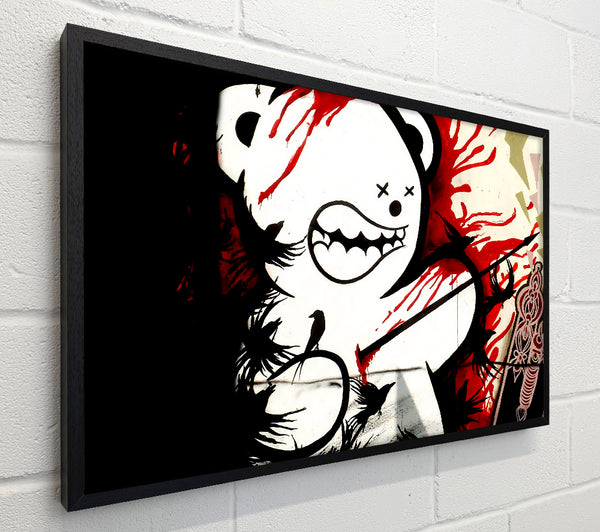 Banksy Teddy Bear Violence