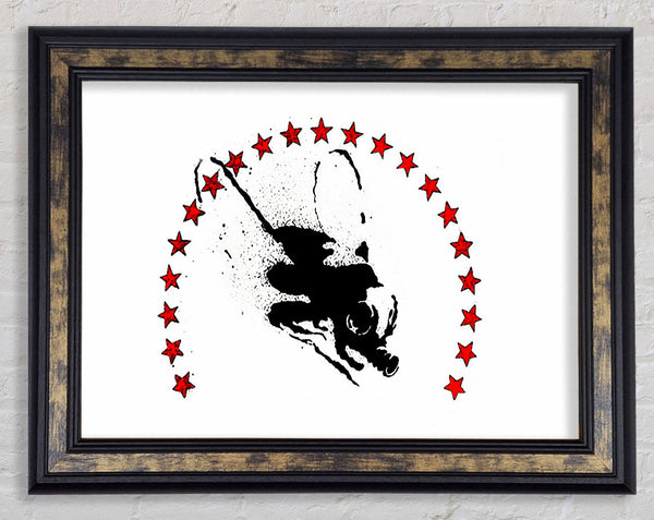 Wasp Bomber Framed Print