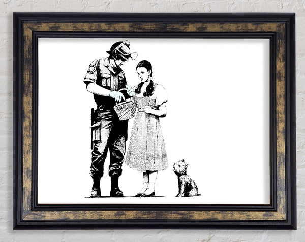 Wizard Of Oz Dorothy Lost Framed Print
