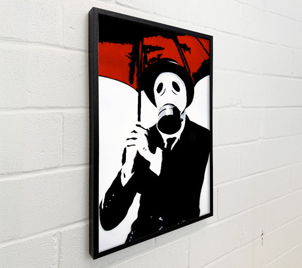 Banksy Bankers Gas Mask Close-Up