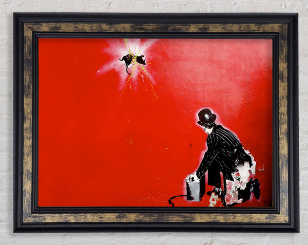 Splatter Framed Print
