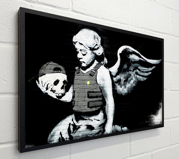 Banksy Angel Skull