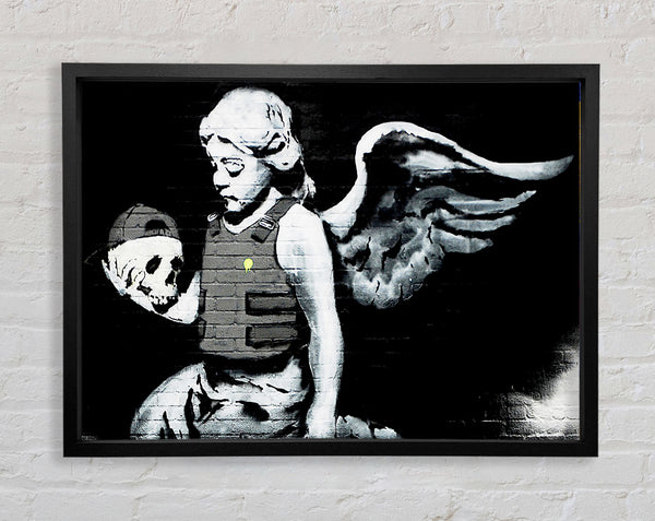 Banksy Angel Skull