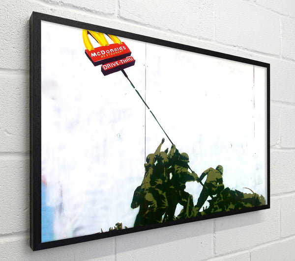 Banksy Soldier Homage To Mcdonalds