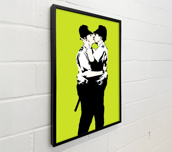 Banksy Bent Coppers Lime
