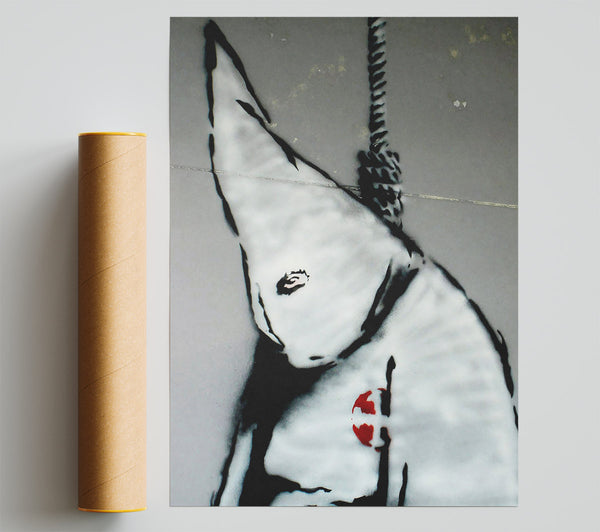 Banksy Clue Clucks Clan Hang Man Giclee Print