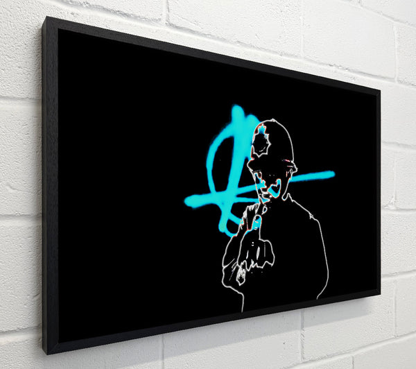 Banksy Copper Finger Black