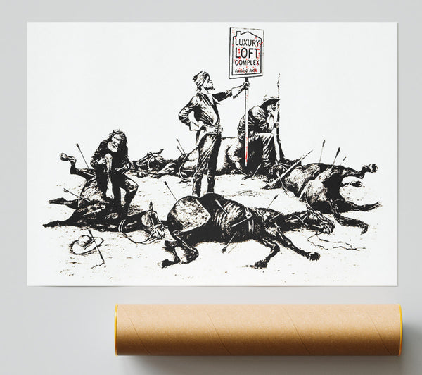 Banksy Custers Last Stand Print