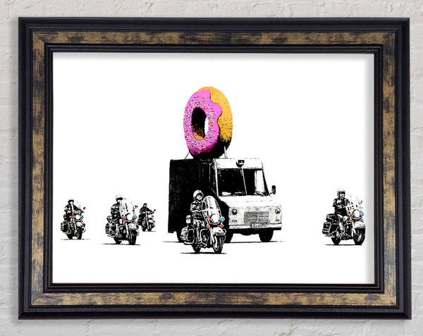 Donut Security Framed Print