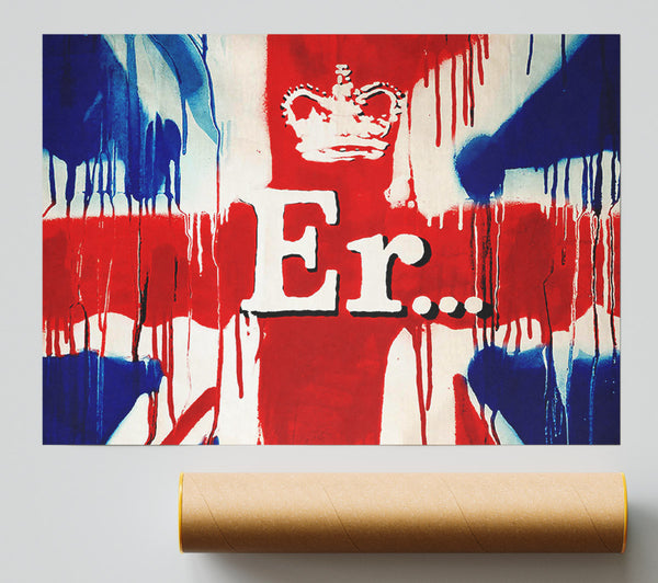 Banksy Er Flag Giclee Print