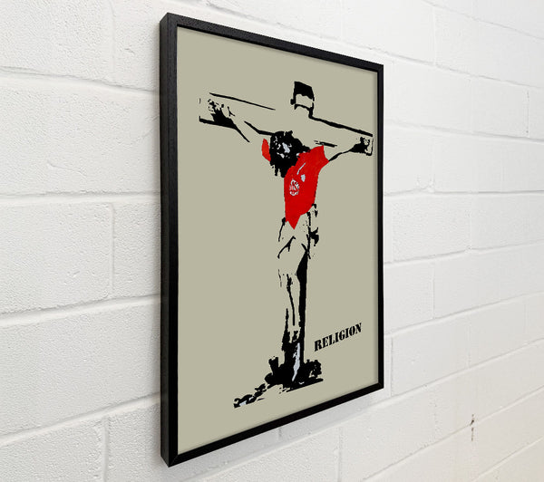 Banksy Football Religion