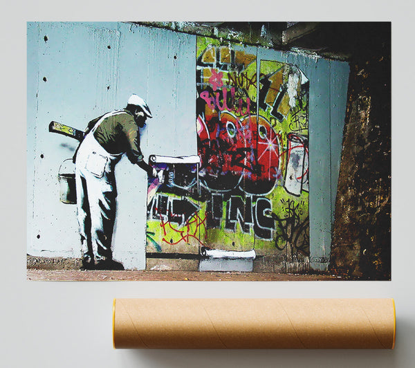 Banksy Grafitti Wallpaper Poster