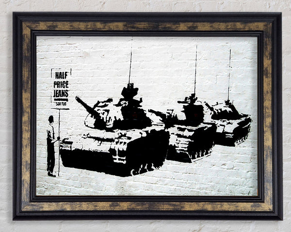 Half Price Jeans Framed Print