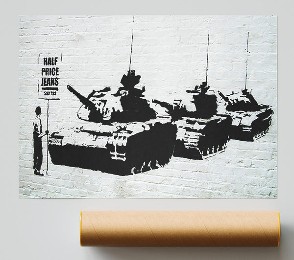 Banksy Half Price Jeans Giclee Print