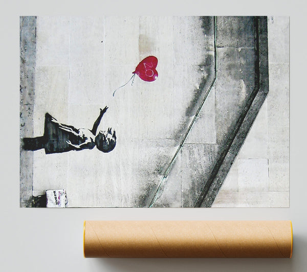 Banksy Heart Balloon Girl 20 Giclee Print