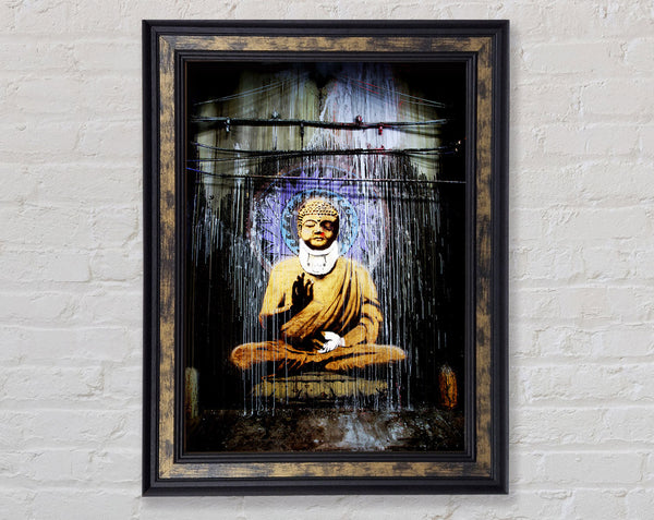 Injured Buddha Framed Print