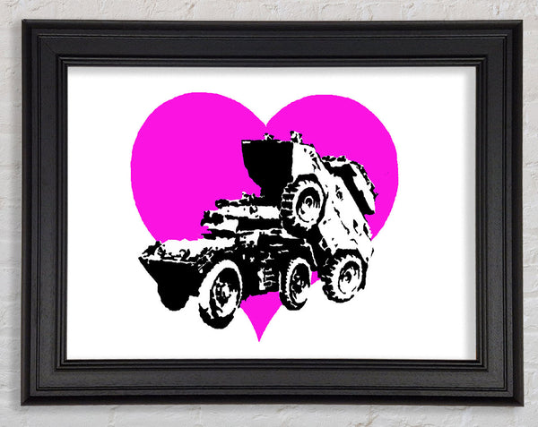 Banksy Love Bugs Framed Print