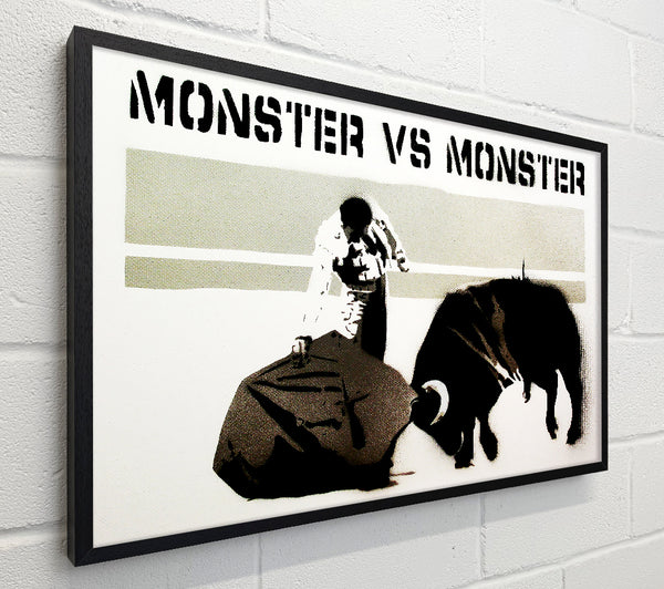Banksy Monster Vs Monster