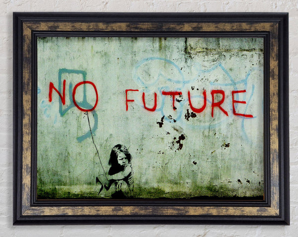 No Future Clean Framed Print