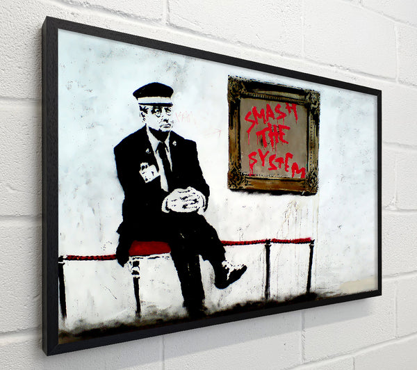 Banksy Protecting The Modern Art