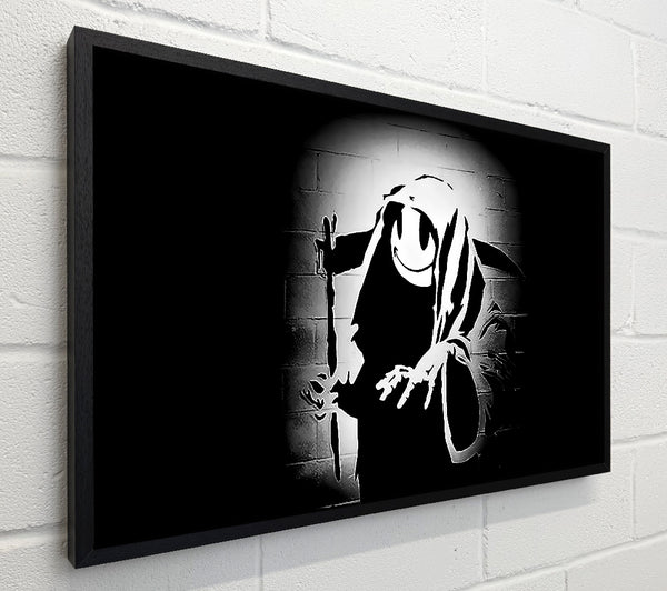 Banksy Reaper In The Shadows