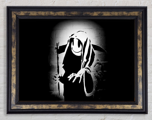 Reaper In The Shadows Framed Print