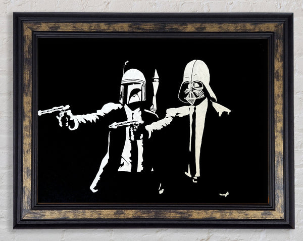 Star Wars Pulp Fiction Framed Print