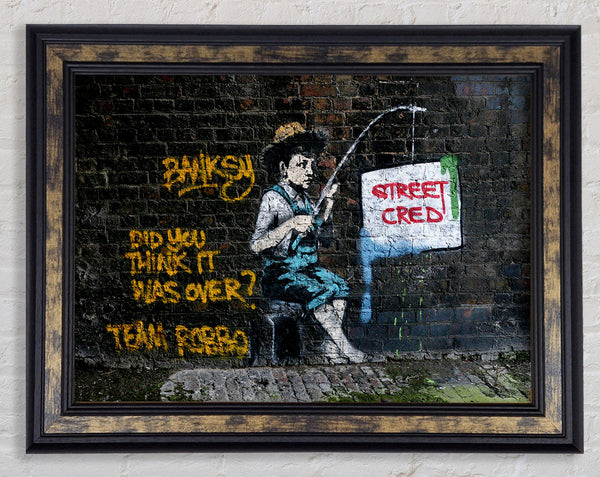 Street Cred Framed Print