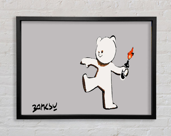 Teddybär Bomber Grau