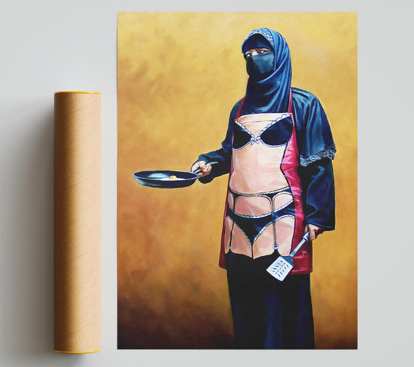 Banksy Would You Like Eggs Poster