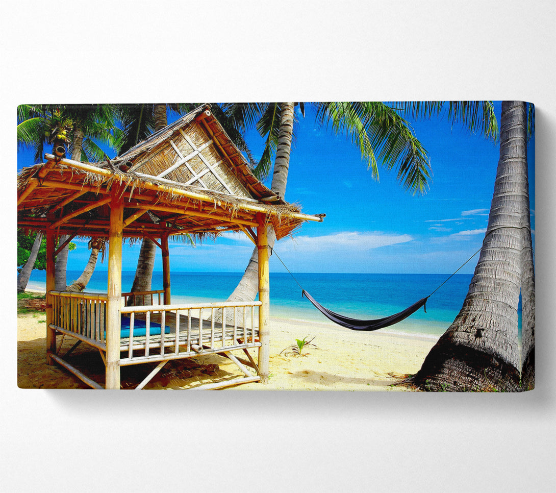  A Canvas Print of Tropical Resort- Canvas Print